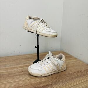 K Swiss Court Palisades White And Beige Sneakers Girls Size 13